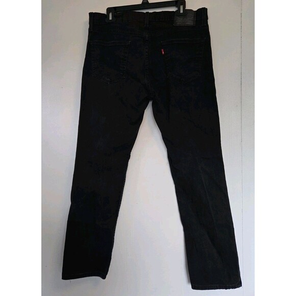 Levis Jeans Mens 34x30 511 Black Slim Fit Medium Wash Stretch Denim Grunge Skate - Picture 5 of 9